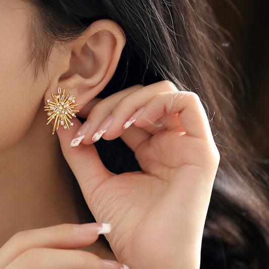Blooming Gold Earrings