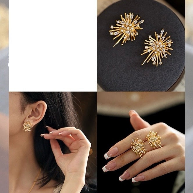 Blooming Gold Earrings