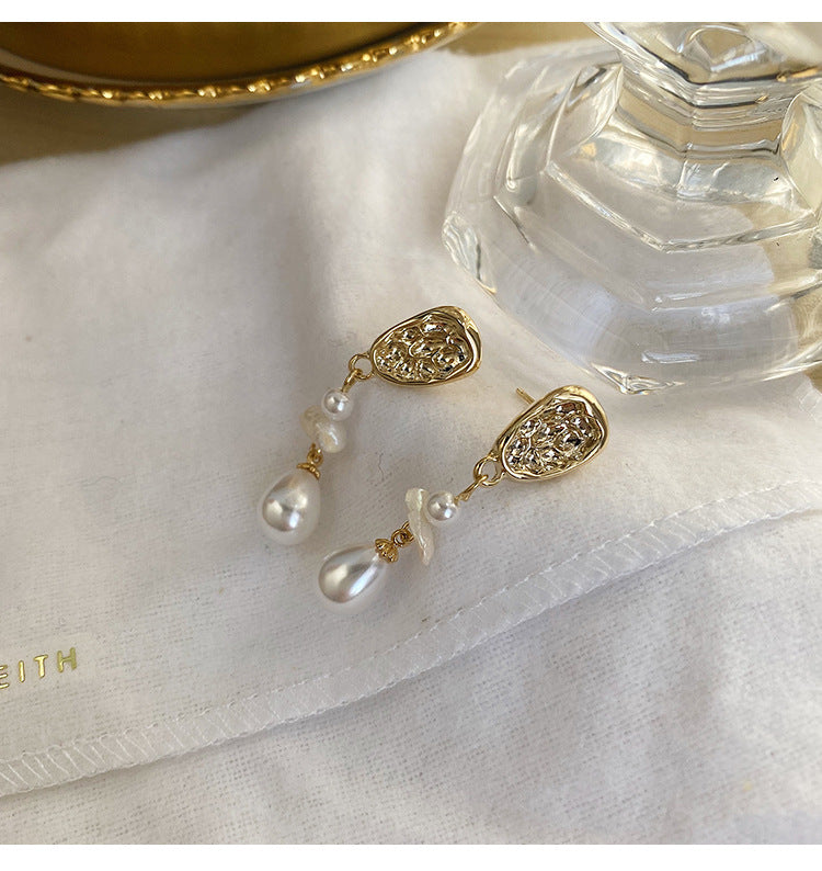 Ivy French Style Baroque Drop Earrings - Modingo Modingo