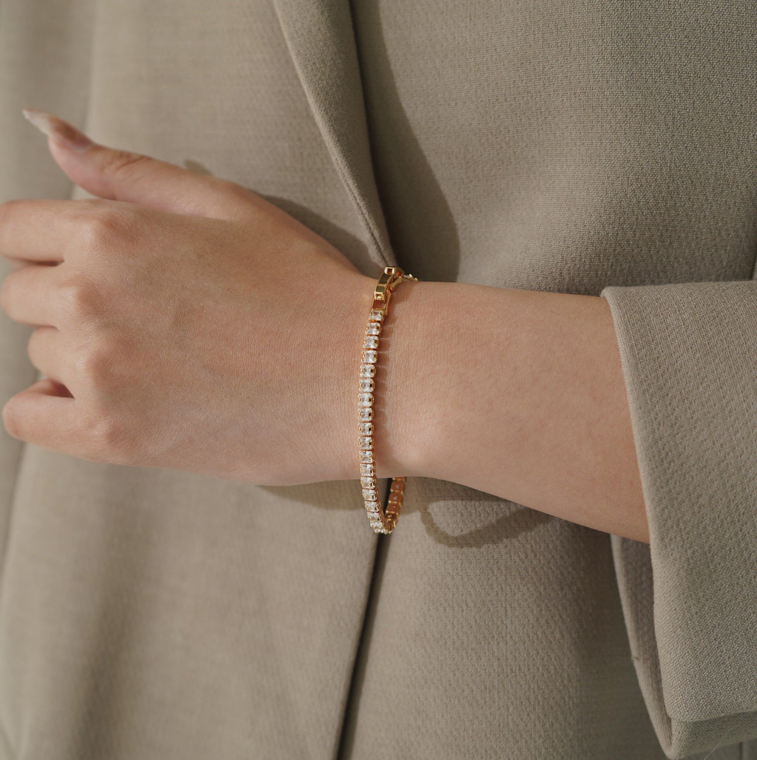 Paved zircon bracelet - Modingo Modingo