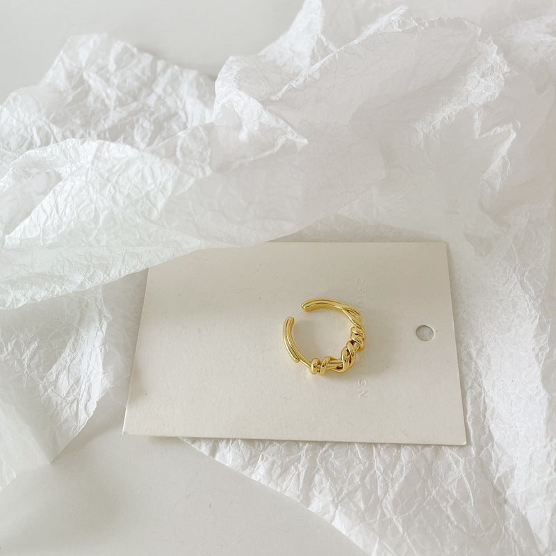 French Vintage Style Knotted Ring - Modingo Modingo