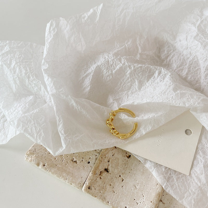 French Vintage Style Knotted Ring - Modingo Modingo