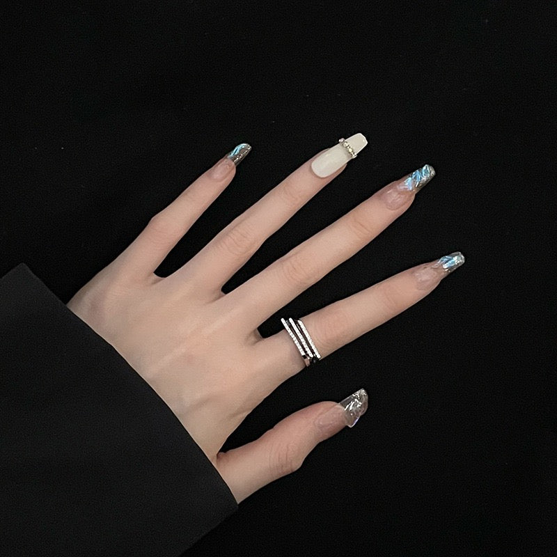 Layer Zircon Silver Ring - Modingo Modingo