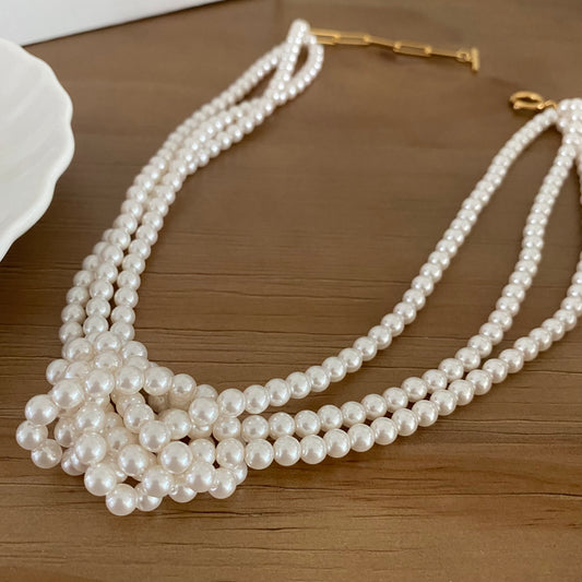 Multiple Layers Pearl Necklace - Modingo Modingo
