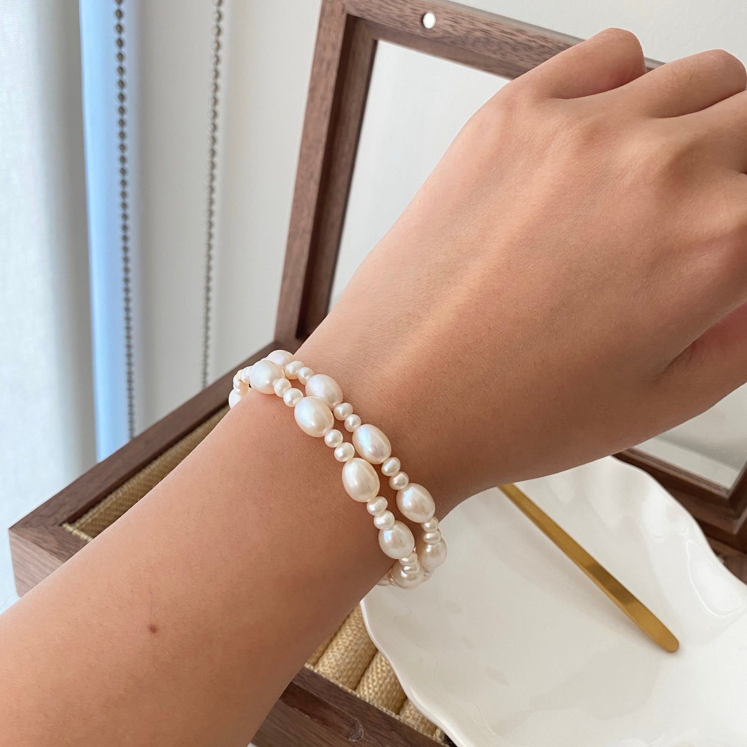 Natural Baroque Pearl Bracelet - Modingo Modingo