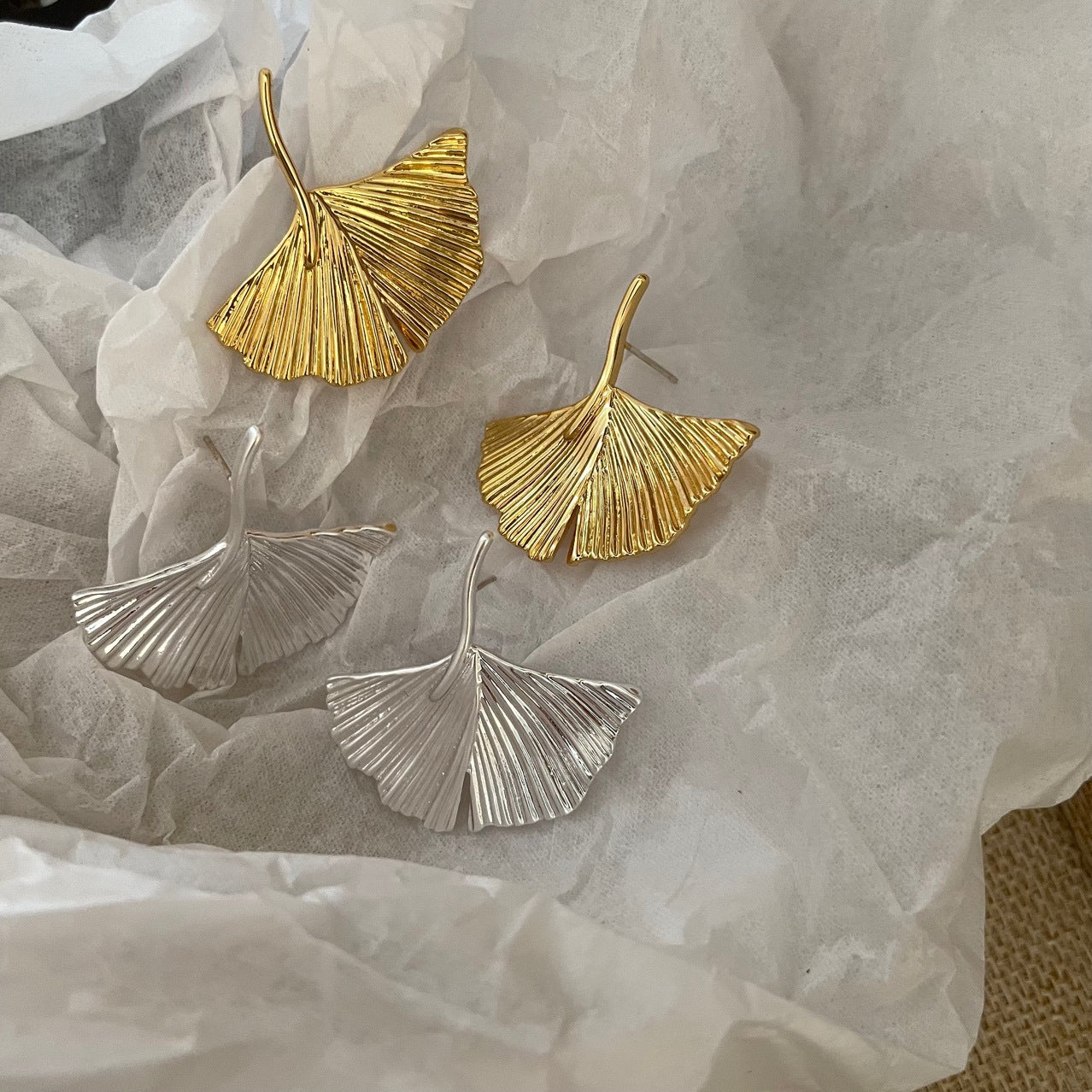 Ginkgo Biloba Earrings - Modingo Modingo