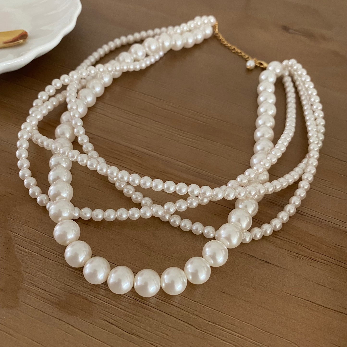 Multiple Layers Pearl Necklace