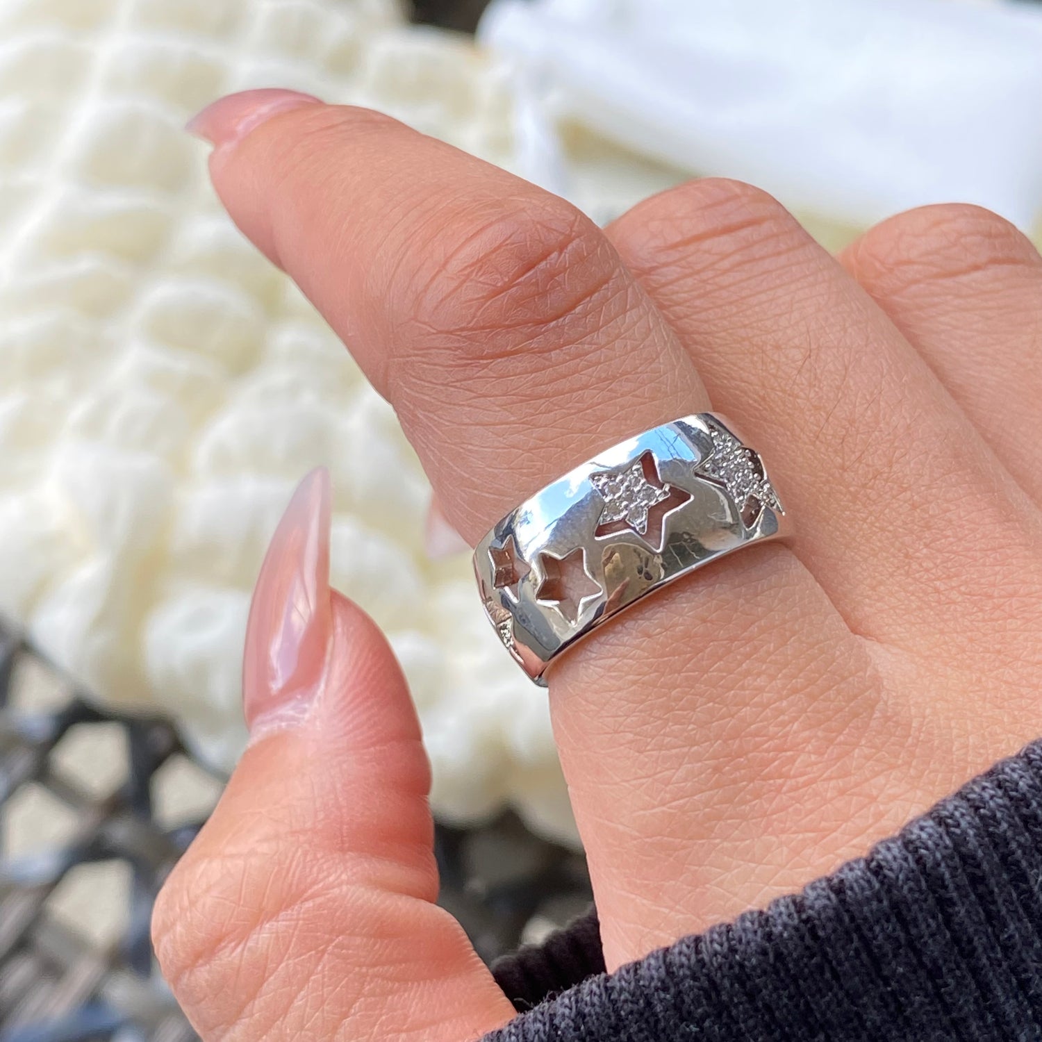 Stars Statement Open Ring - Modingo Modingo