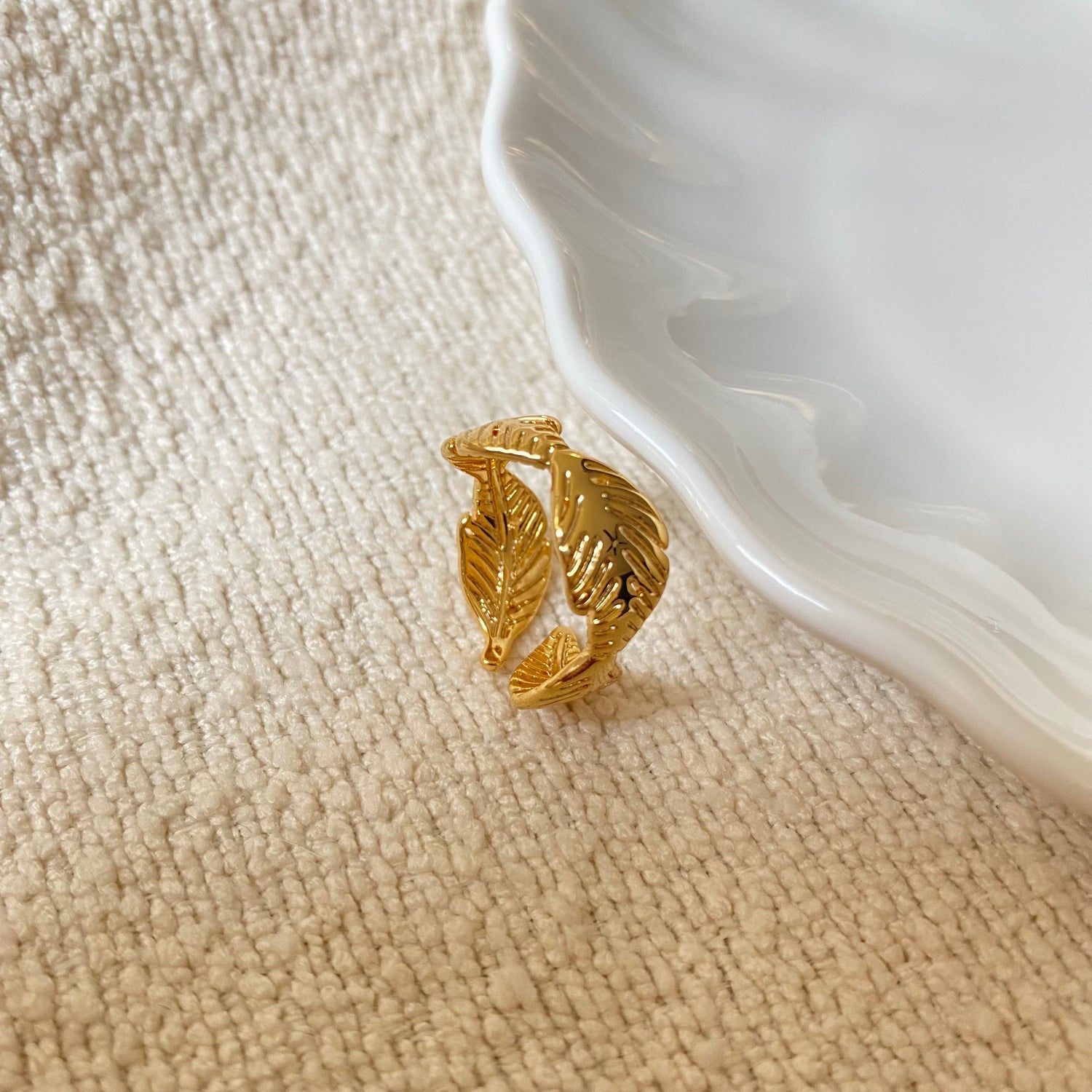 Tree Leaf Open Ring - Modingo Modingo