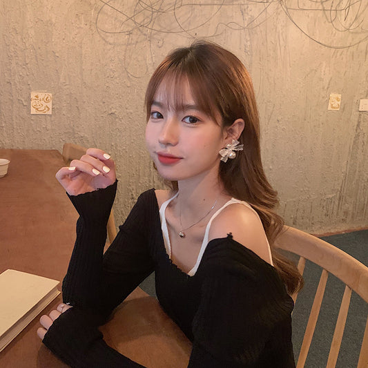 Lace Pearl Earrings - Modingo Modingo