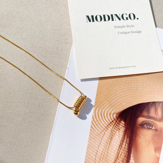 Spiral Pendant Necklace - Modingo Modingo