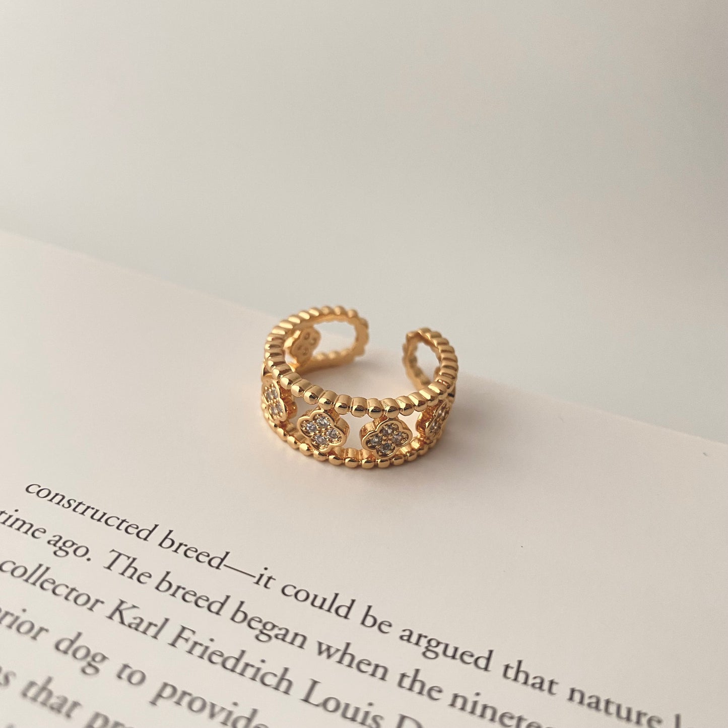 Four-leaf clover ring - Modingo Modingo