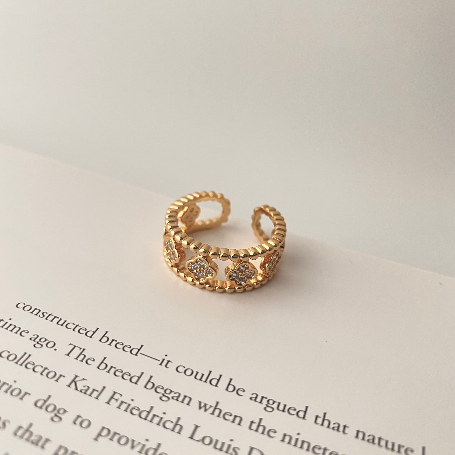 Four-leaf clover ring - Modingo Modingo