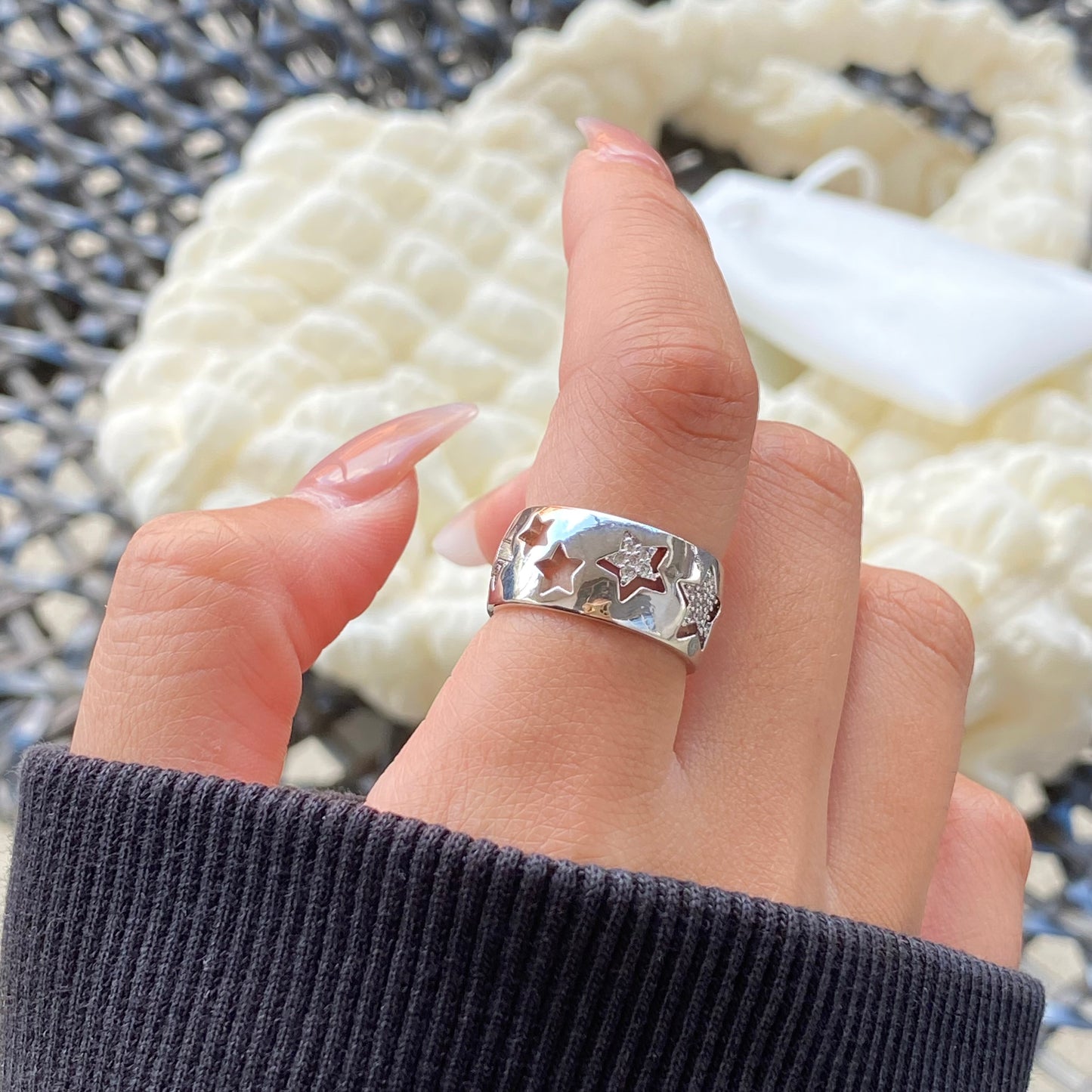 Stars Statement Open Ring - Modingo Modingo