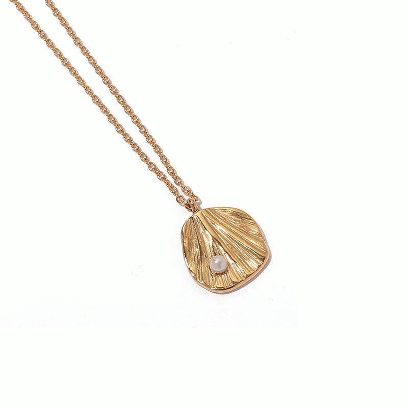 Remi Shell Pearl Necklace - Modingo Modingo