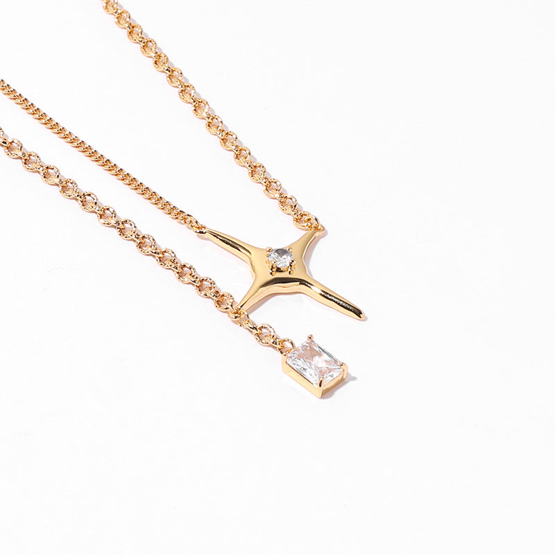 Starburst Zircon Necklace - Modingo Modingo