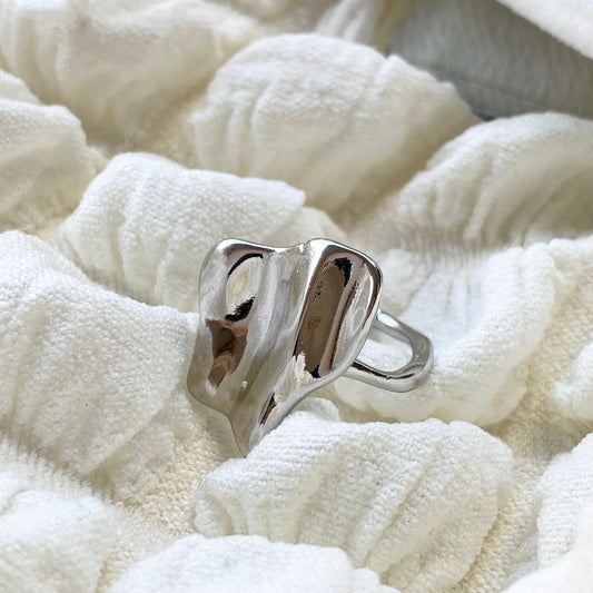 Irregular Silver Open Ring - Modingo Modingo