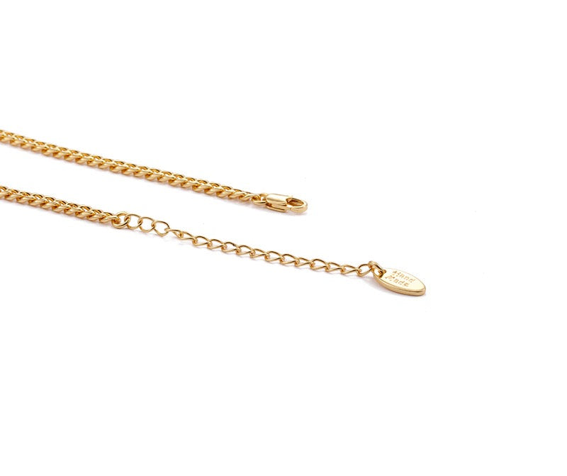 Half Pearl Half Chain Necklace - Modingo Modingo