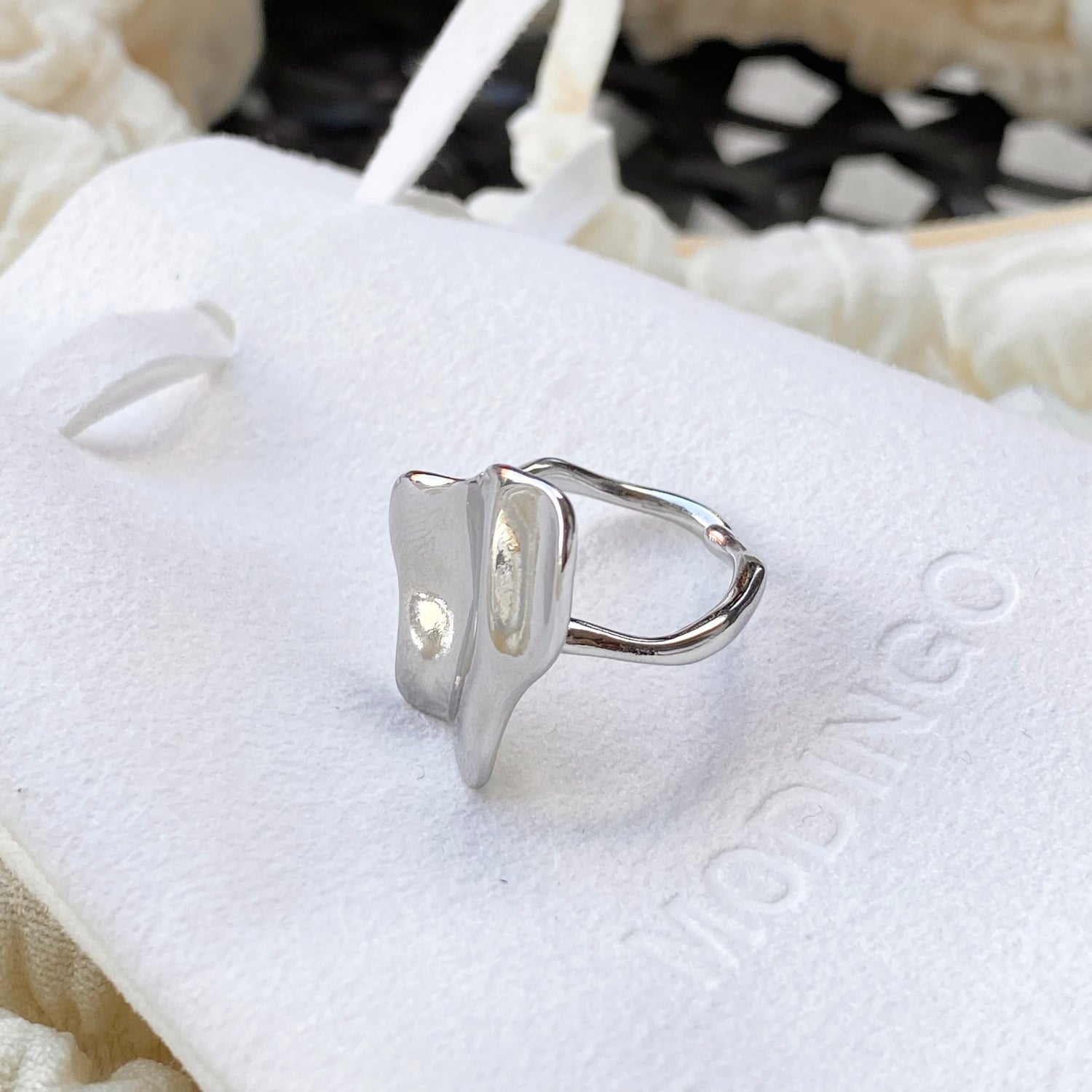 Irregular Silver Open Ring - Modingo Modingo