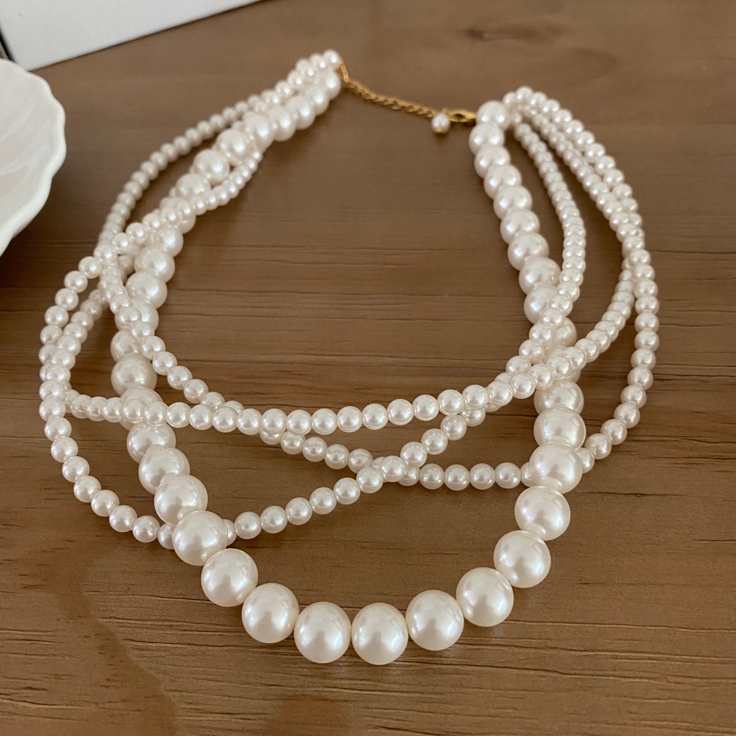 Multiple Layers Pearl Necklace