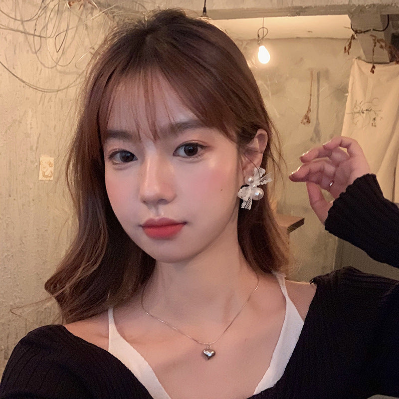 Lace Pearl Earrings - Modingo Modingo