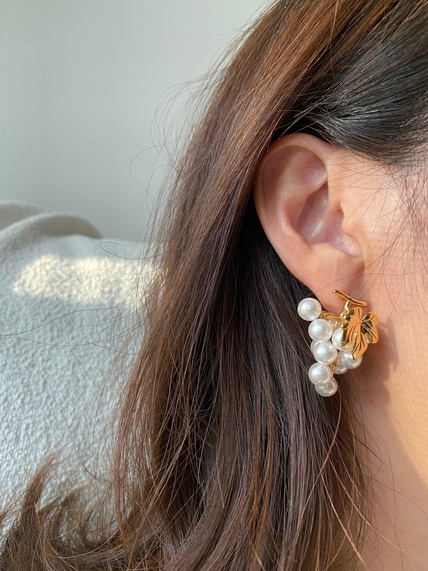 Grapefruit Pearl Earrings - Modingo Modingo