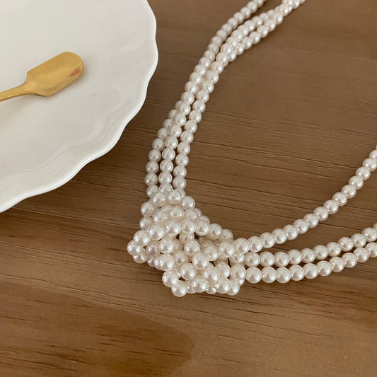 Multiple Layers Pearl Necklace - Modingo Modingo