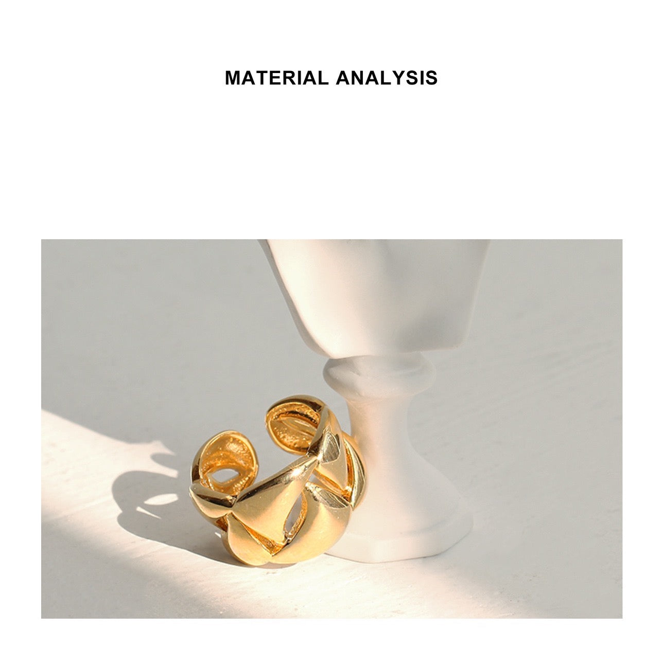 Chain Link Open Ring - Modingo Modingo